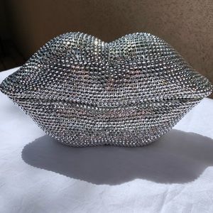 Swarovski Crystal “lip” landline Phone NWOT